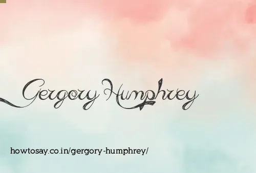 Gergory Humphrey