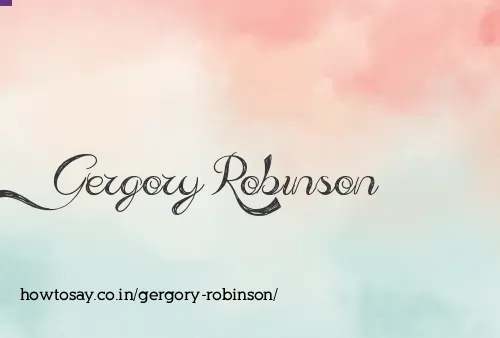 Gergory Robinson