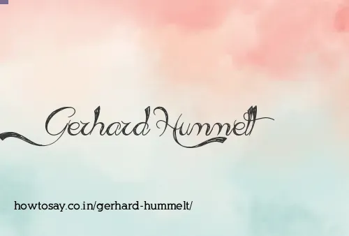 Gerhard Hummelt