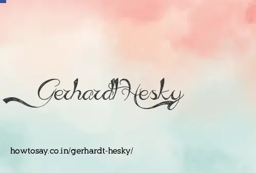 Gerhardt Hesky