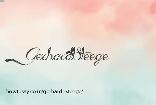 Gerhardt Steege