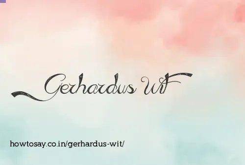 Gerhardus Wit