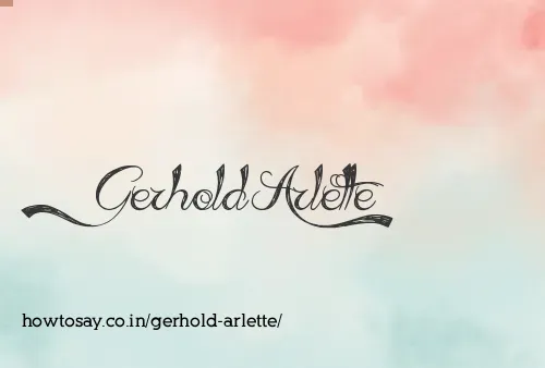 Gerhold Arlette
