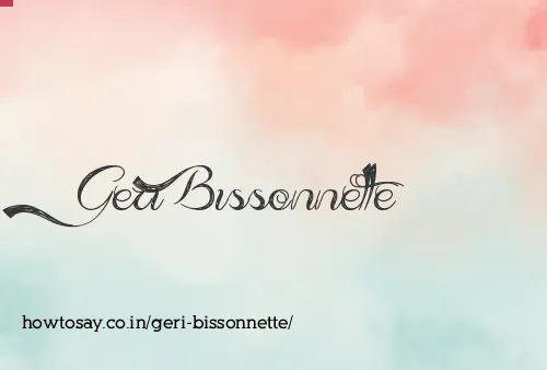 Geri Bissonnette