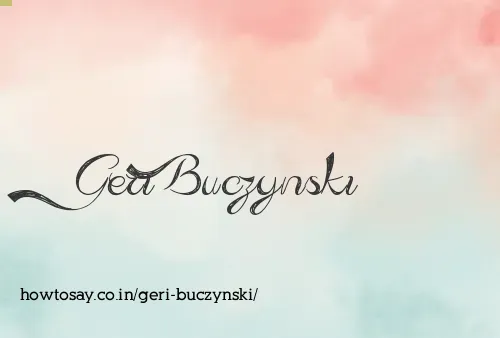 Geri Buczynski