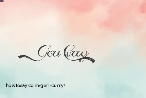 Geri Curry