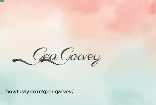 Geri Garvey