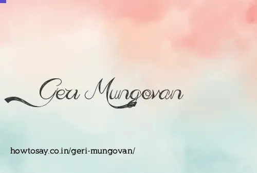 Geri Mungovan