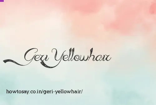 Geri Yellowhair