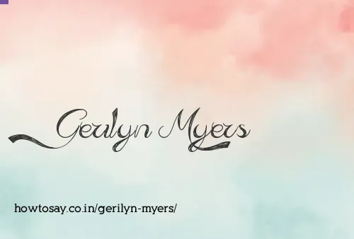 Gerilyn Myers