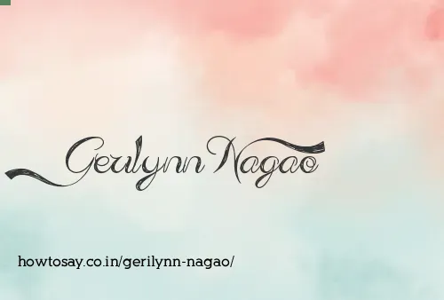 Gerilynn Nagao