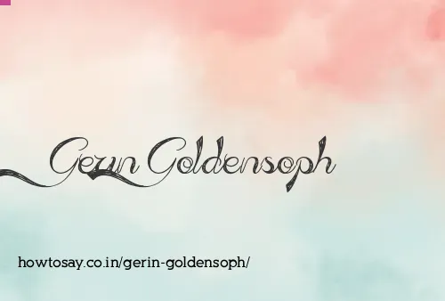 Gerin Goldensoph
