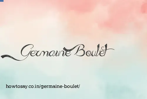Germaine Boulet