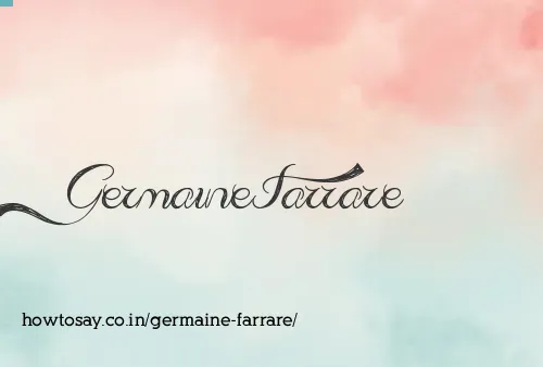 Germaine Farrare