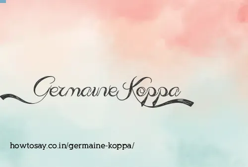 Germaine Koppa