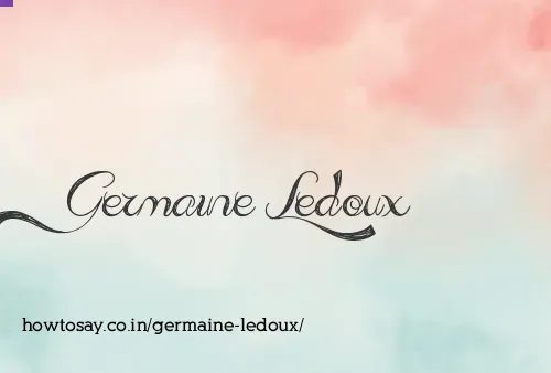 Germaine Ledoux