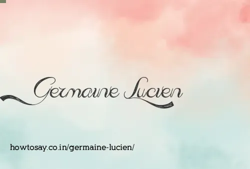 Germaine Lucien