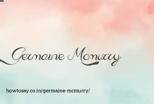 Germaine Mcmurry