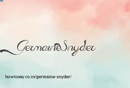 Germaine Snyder