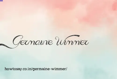 Germaine Wimmer