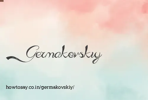 Germakovskiy