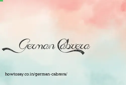 German Cabrera