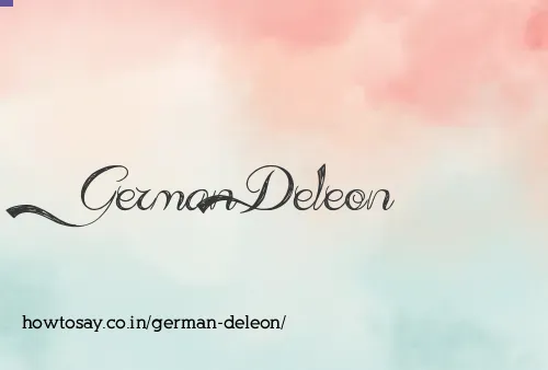 German Deleon