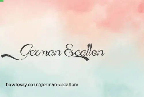 German Escallon