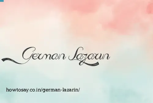 German Lazarin
