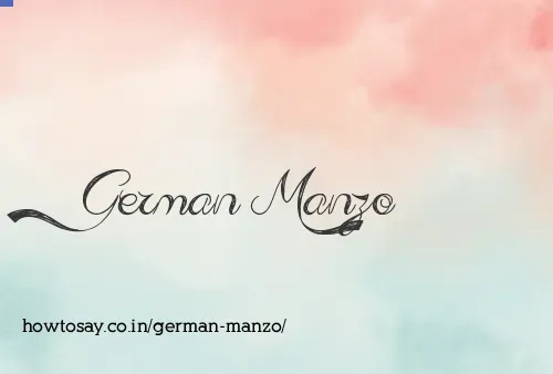 German Manzo