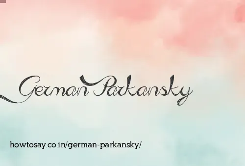 German Parkansky