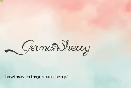 German Sherry