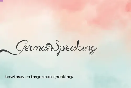 German Speaking