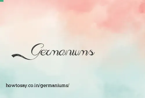 Germaniums