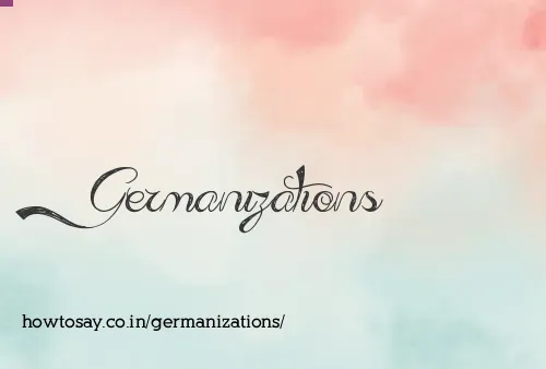 Germanizations