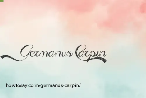 Germanus Carpin