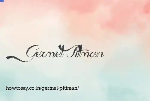 Germel Pittman