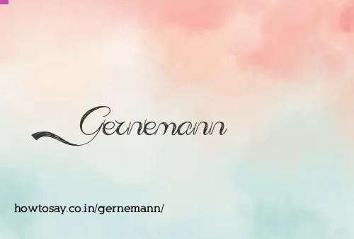 Gernemann