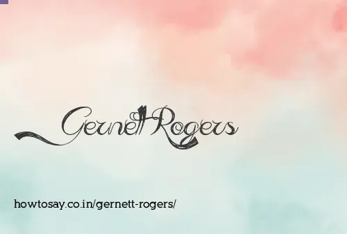 Gernett Rogers