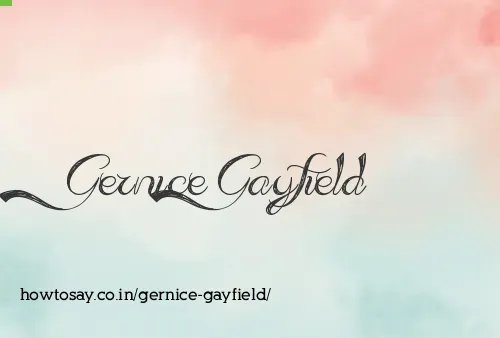 Gernice Gayfield