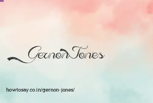 Gernon Jones