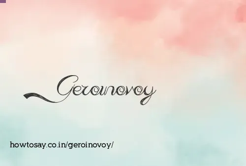 Geroinovoy