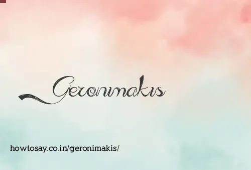 Geronimakis