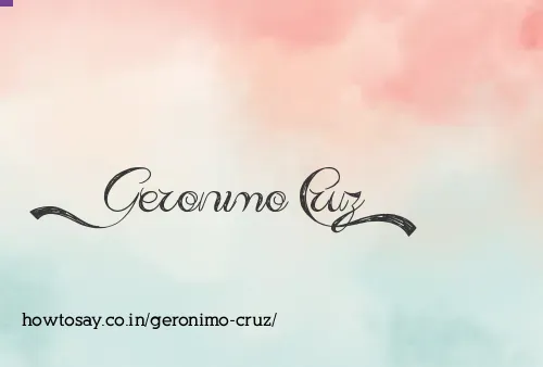 Geronimo Cruz