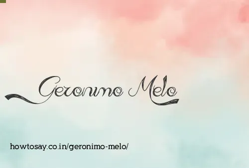 Geronimo Melo