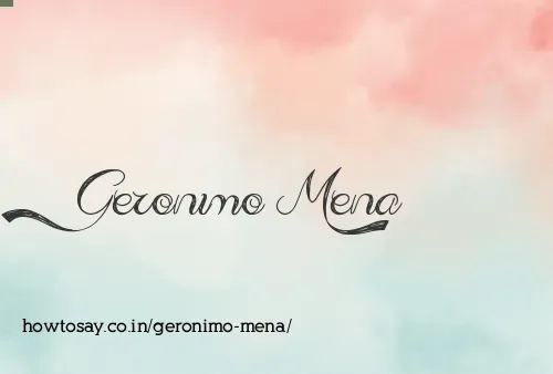 Geronimo Mena