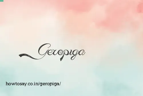 Geropiga