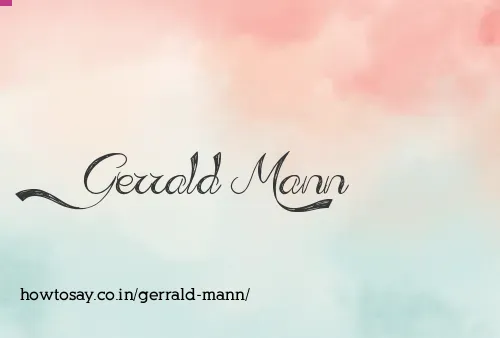 Gerrald Mann