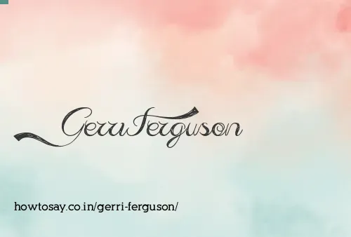 Gerri Ferguson