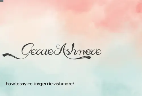 Gerrie Ashmore